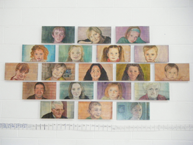 Home: Portraits from Clocha' Rince - paintings of the residents from Ard Carraig, Clocha' Rince - Image